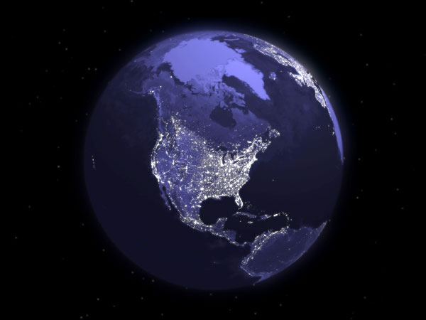 Us Map From Space