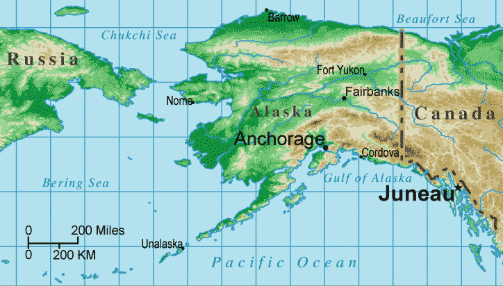 United States Map And Alaska
