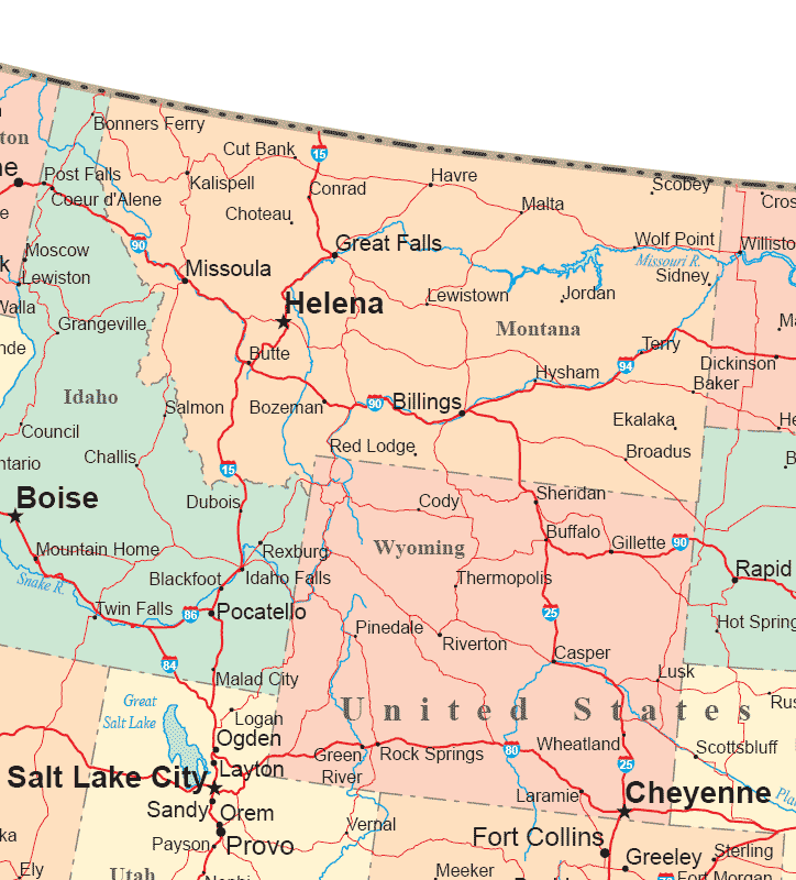 northern rocky mountain states