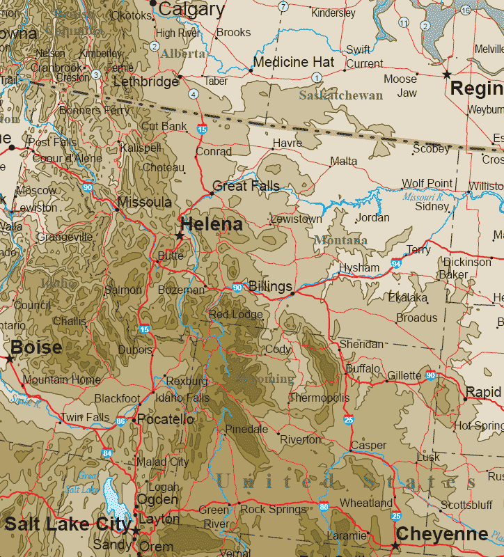 northern rocky mountain states
