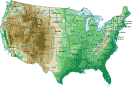 48 states topo map