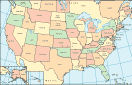 color map of the united states