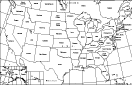 outline map of the united states